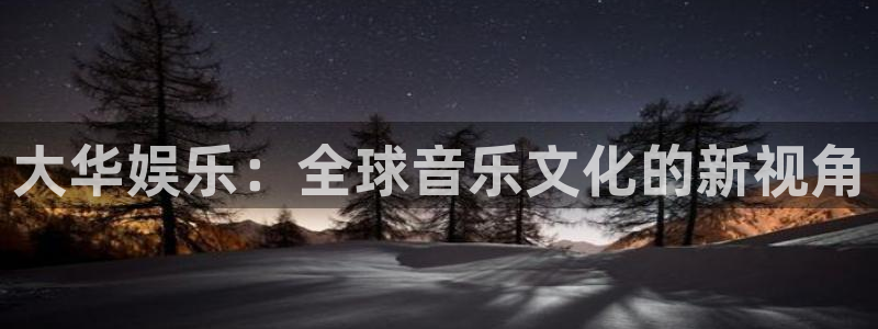 万事娱乐：大华娱乐：全球音乐文化的新视角