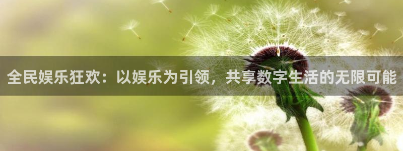 万事娱乐com：全民娱乐狂欢：以娱乐为引领，共享数字生活的无限可能